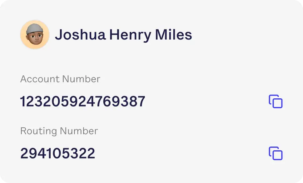 account